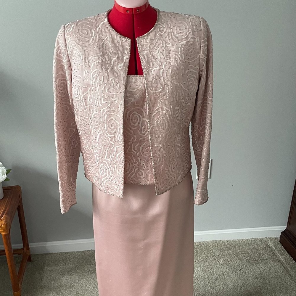 ZolaEvening Lt Pink Formal Size 6 Mother of Bride Dress